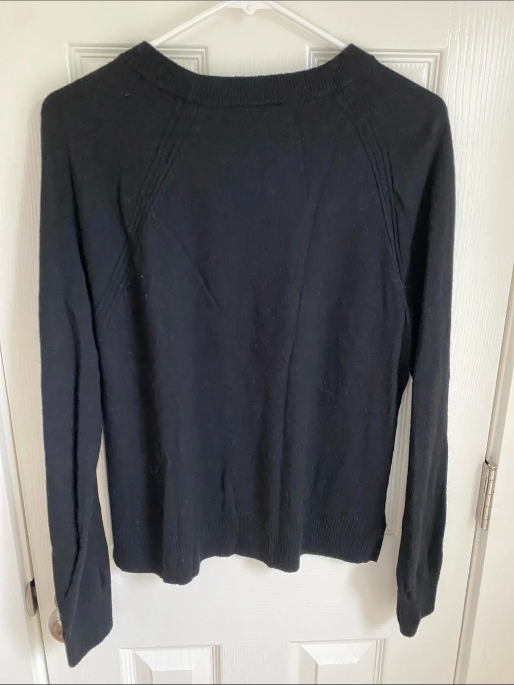 J. Crew Black Crewneck Sweater size small